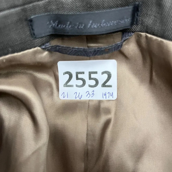 Lauren Ralph Lauren Men 52 Gray Brown Blazer Single Breasted Notch Lapel Pocket - Picture 9 of 10